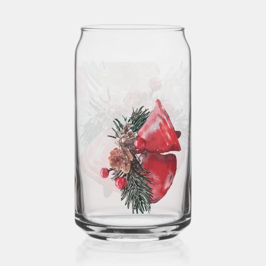 Weihnachtsglocken gedruckt Dosenglas (Rückseite)