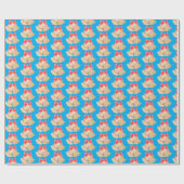 Weihnachtsglocken Geschenkpapier (Flach)