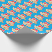 Weihnachtsglocken Geschenkpapier (Ecke)