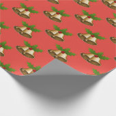 "Weihnachtsglocken" Geschenkpapier (Ecke)