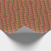 Weihnachtsglocken Geschenkpapier (Ecke)