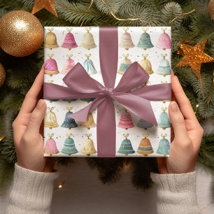 Weihnachtsglocken-Geschenkpapier Geschenkpapier