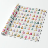 Weihnachtsglocken-Geschenkpapier Geschenkpapier (Ungerollt)
