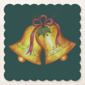 Weihnachtsglocken Getränk-Untersetzer Untersetzer (Vorderseite)