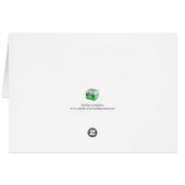 Weihnachtsglocken Gold, Frohe Weihnachten Custom (Rückseite Horizontal)