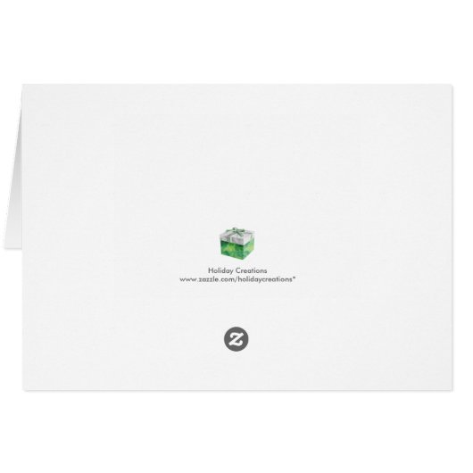 Weihnachtsglocken Gold, Frohe Weihnachten Custom (Rückseite Horizontal)