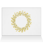 Weihnachtsglocken Gold, Frohe Weihnachten Custom (Innenansicht Horizontal (Oben))