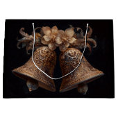 Weihnachtsglocken Große Geschenktüte (Vorderseite)