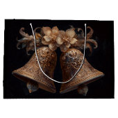 Weihnachtsglocken Große Geschenktüte (Rückseite)