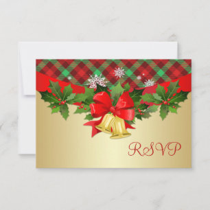 Weihnachtsglocken, heilige und kartanische UAWG RSVP Karte