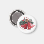 Weihnachtsglocken Holiday Magnet - Ring in the Joy (Vorderseite/Rückseite)