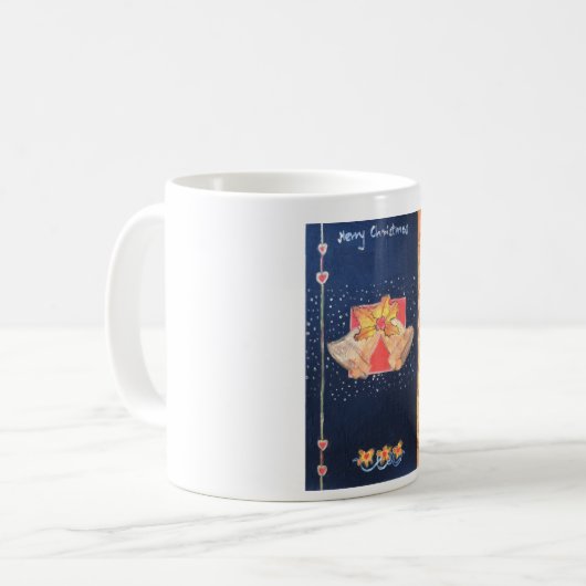 Weihnachtsglocken Kaffeetasse (Vorderseite Links)