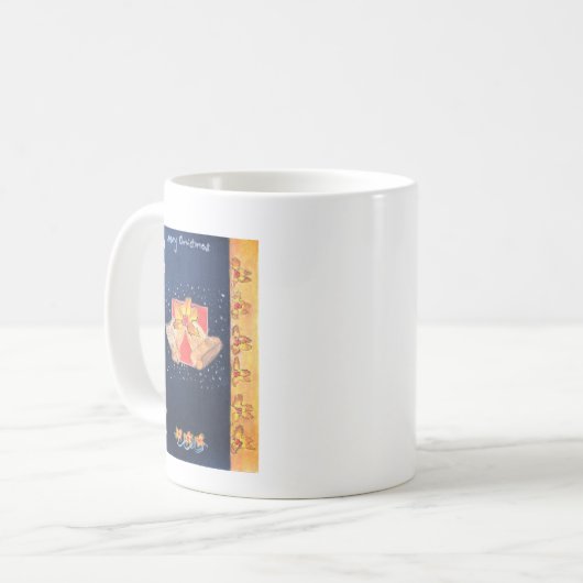 Weihnachtsglocken Kaffeetasse (Vorderseite Links)