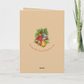 Weihnachtsglocken Karte (Rückseite)
