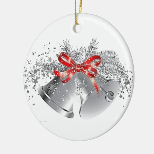 Weihnachtsglocken Keramik Ornament (Links)