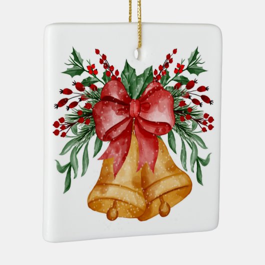 Weihnachtsglocken Keramikornament (Rechts)