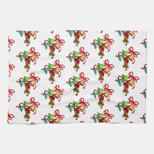 Weihnachtsglocken Küchentücher (Horizontal)