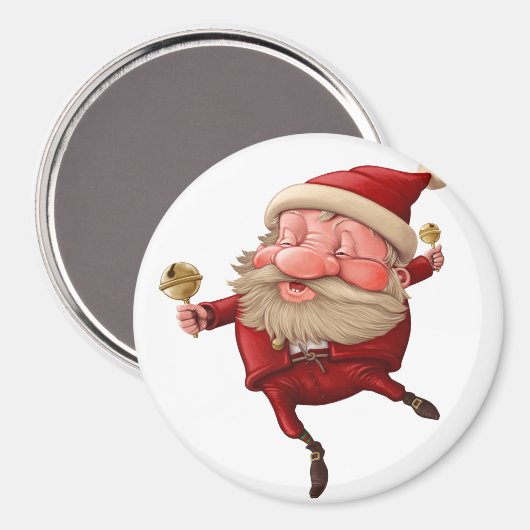 Weihnachtsglocken Magnet (Vorderseite/Rückseite)