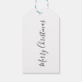 Weihnachtsglocken mit Holly Geschenkanhänger (Rückseite)