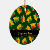 Weihnachtsglocken Muster Keramik Ornament (Rechts)