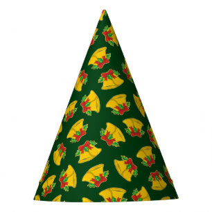 Weihnachtsglocken Muster Partyhütchen
