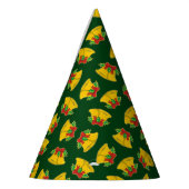 Weihnachtsglocken Muster Partyhütchen (Links)