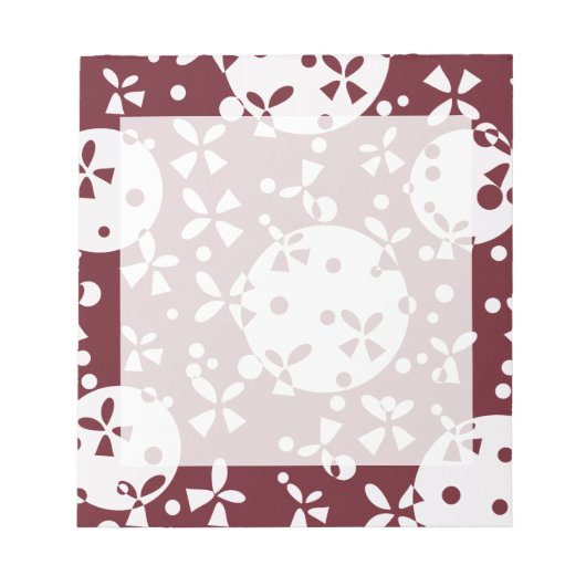 Weihnachtsglocken Notizblock (Vorderseite)