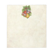 Weihnachtsglocken Notizblock (Vorderseite)