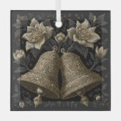 Weihnachtsglocken Ornament Aus Glas (Vorderseite)