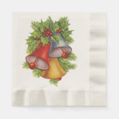Weihnachtsglocken Paper Napkins Serviette (Vorderseite)