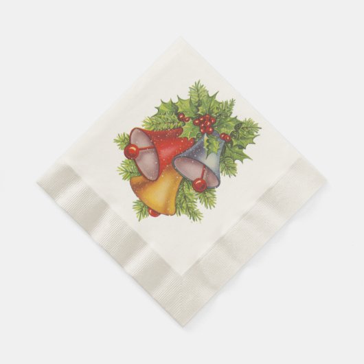 Weihnachtsglocken Paper Napkins Serviette (Ecke)