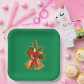 Weihnachtsglocken Pappteller (Party)