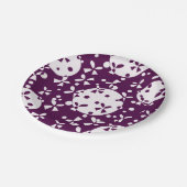 Weihnachtsglocken Pappteller (Schrägansicht)