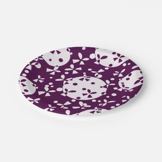 Weihnachtsglocken Pappteller (Schrägansicht)