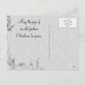 Weihnachtsglocken Postcard Feiertagspostkarte (Rückseite)