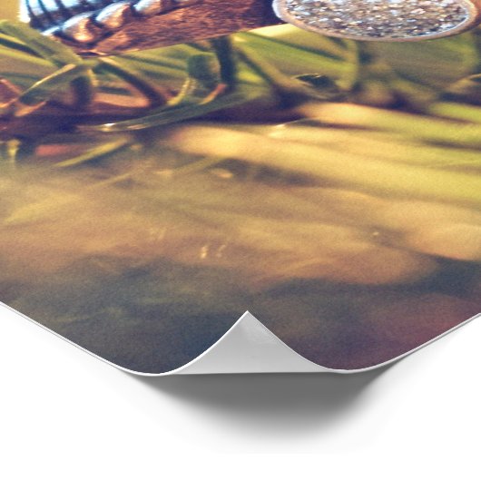 Weihnachtsglocken Poster (Ecke)