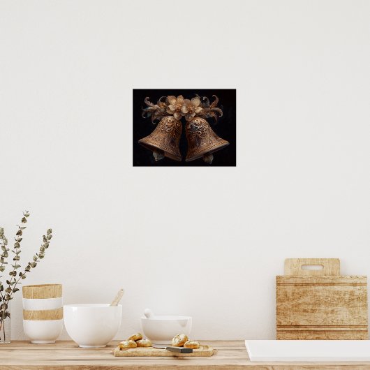 Weihnachtsglocken Poster (Küche)
