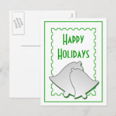 Weihnachtsglocken Postkarte (Vorne/Hinten)