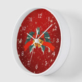 Weihnachtsglocken, roter Tinkel, Uhr (Winkel)