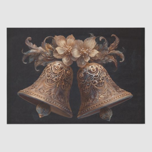 Weihnachtsglocken Seidenpapier (Vorderseite)