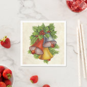 Weihnachtsglocken Serviette (Beispiel)
