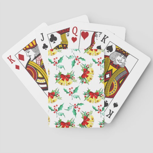 Weihnachtsglocken Spielkarten (Rückseite)