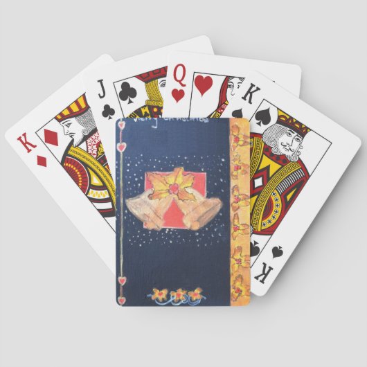 Weihnachtsglocken Spielkarten (Rückseite)