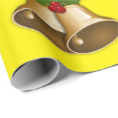 Weihnachtsglocken und -band geschenkpapier (Rolleneckpunkt)