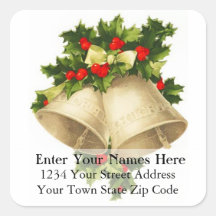 Weihnachtsglocken und Holocaust-Etikett