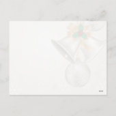 Weihnachtsglocken und -schmuck Postkarte (Rückseite)