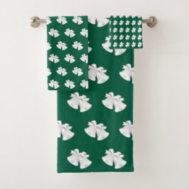 Weihnachtsglocken Wiederholen Weihnachten Hochzeit Badhandtuch Set