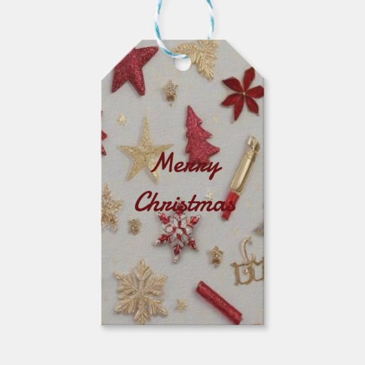 Weihnachtsglorie Geschenkanhänger (Vorderseite)