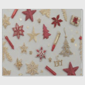 Weihnachtsglorie Geschenkpapier (Flach)