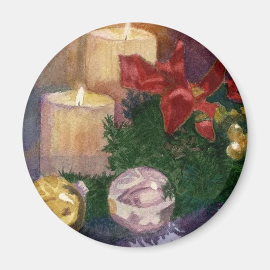 Weihnachtsglühen Magnet (Vorne)